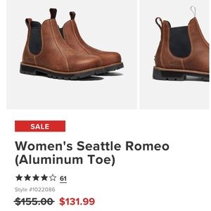 Women's Seattle Romeo (Aluminum Toe) Size 11